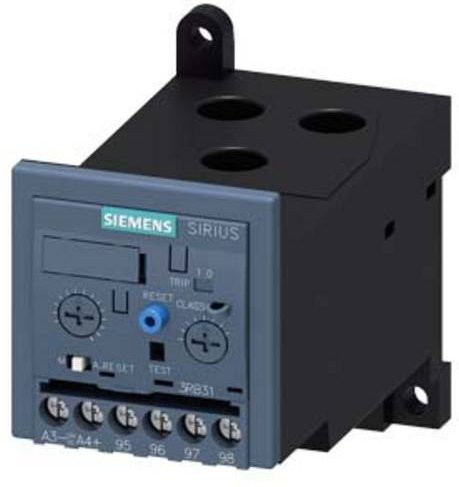 Siemens Überlastrelais 3RB3133-4UW1 in Grau mit 1 Schließer und 1 Öffner - Bild 1