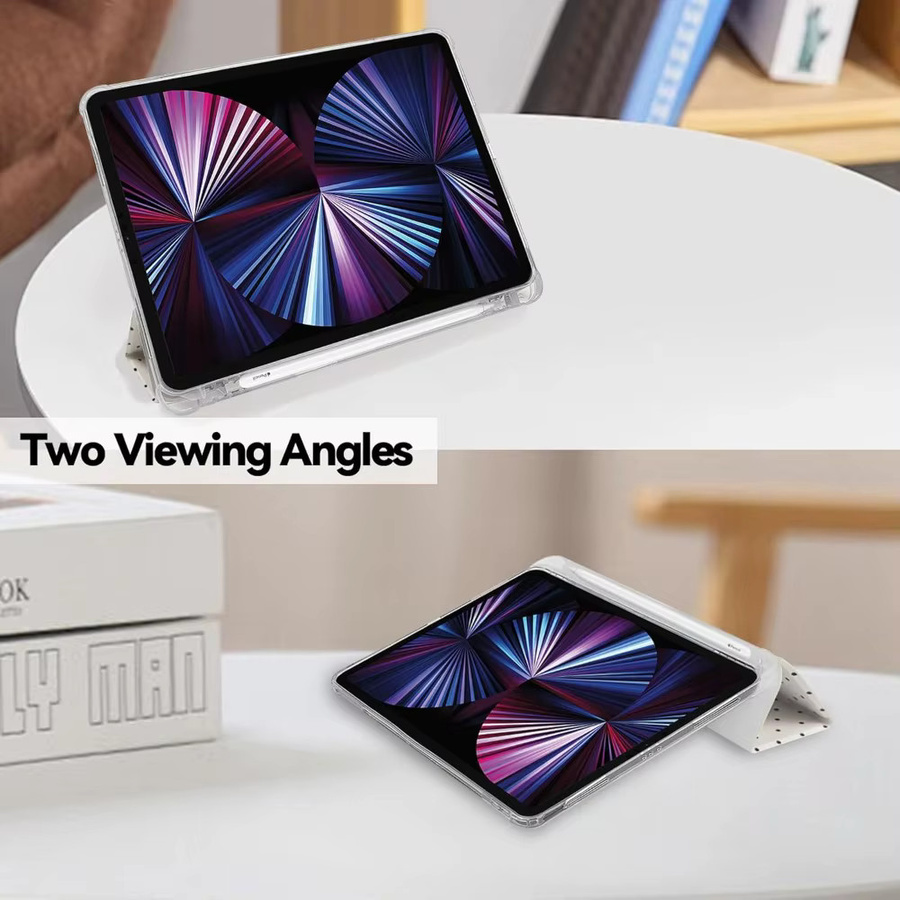 DecoPhone Tablet-Hülle kompatibel mit iPad Pro 10/11 Zoll (2020, 6./7./8. Generation) und iPad Air (3./4./5. Generation, 2022) in Weiß - Bild 2