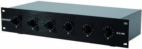 Omnitronic ELA 6M-Zonen LS-Regler 10W Schwarz - Bild 1