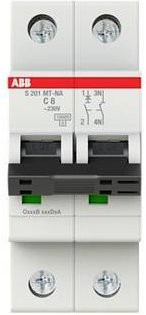 ABB S201MT-C8NA Sicherungsautomat 8A 230V MCB in Weiß - Bild 1