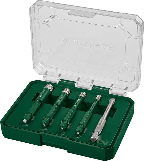 Parkside Diamant-Fliesenbohrer-Set mit Sechskantaufnahme aus Stahl - Bild 1