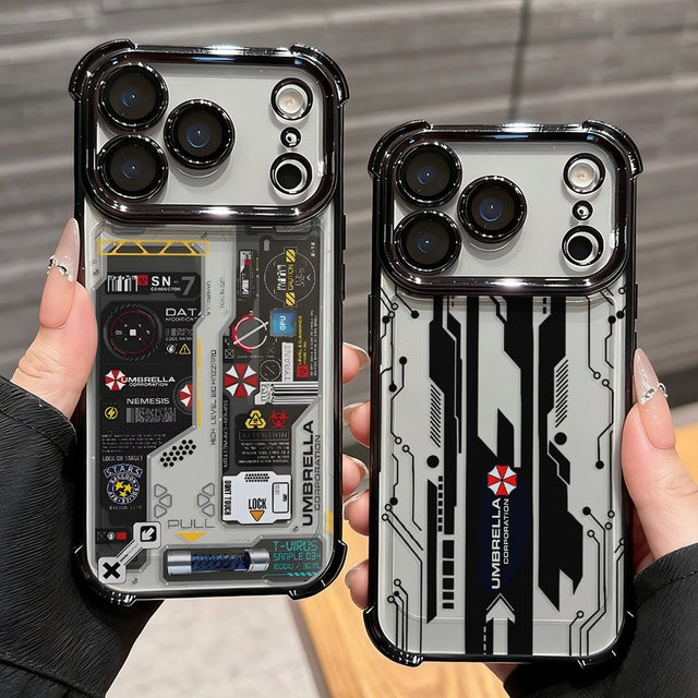 Resident Evil Handyhülle mit Galvanisierung und Anti-Sturz-Airbag für Xiaomi Redmi Serie, Multicolor - Bild 1