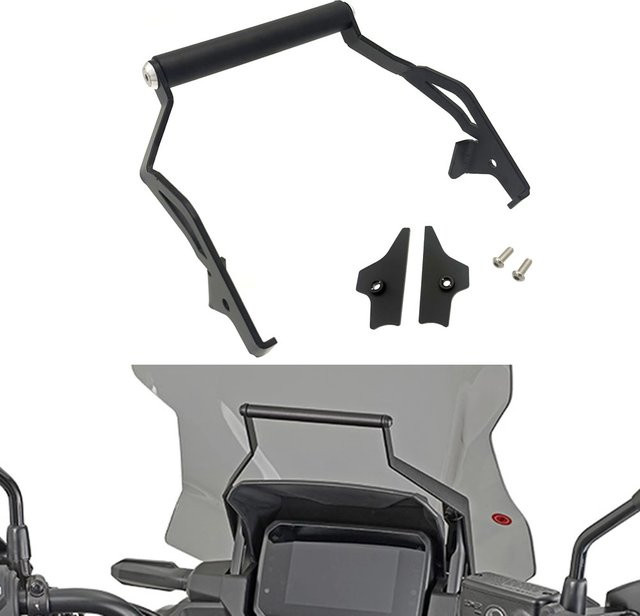 FJNYi Motorrad-Navigationshalterung für Honda NC750X (Modell 2025) inklusive GPS-Halterung und Smartphone-Adapter in Schwarz - Bild 1