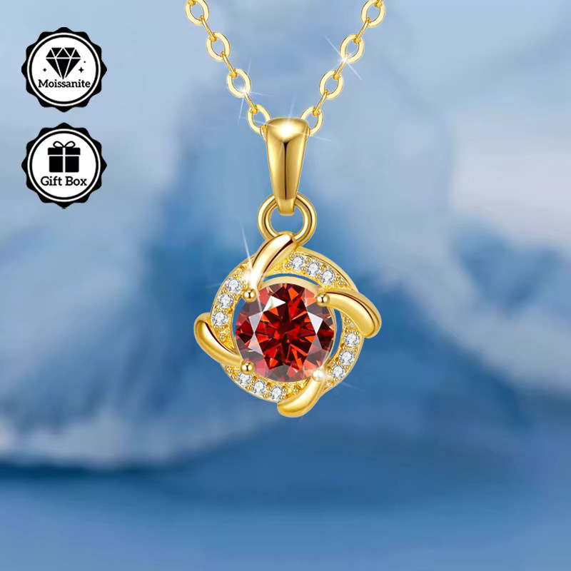 LAMVOICE Halskette, Moissanit, Gold, Damen - Bild 2