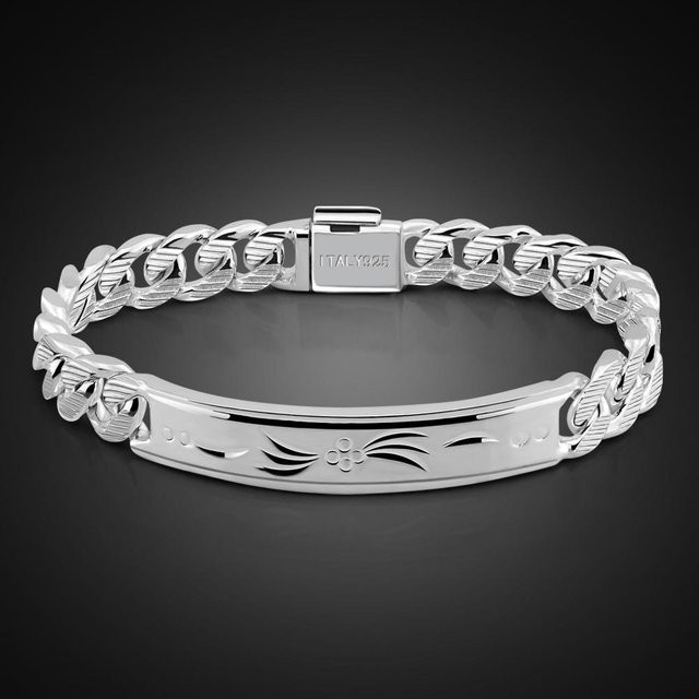 BaiJia Jewelry Armband, 925 Silber, Herren, 20 cm - Bild 1