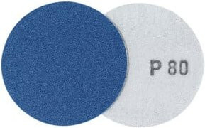Starcke Gewebe-Klett-Schleifscheibe ZA in Blau, Durchmesser: 125 mm, Körnung: 60 - Bild 1