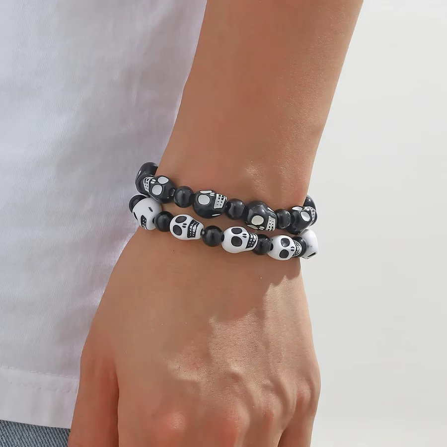 ZHIXUN Armband, Perle, Schwarz, Unisex - Bild 2