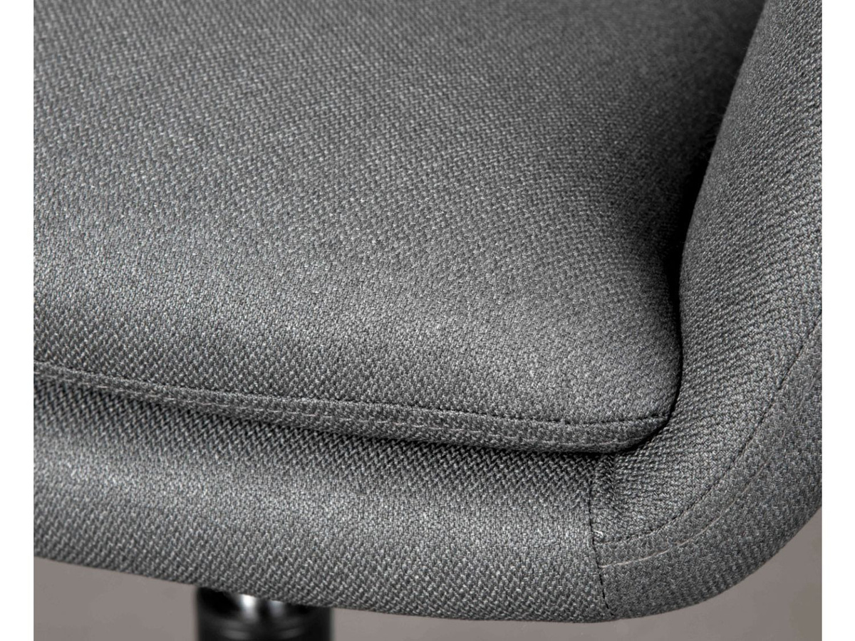 INTER LINK Drehstuhl Workrelaxed in Grau mit Armlehnen und Rollen - Bild 4