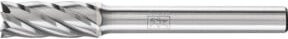 PFERD Hochleistungsfrässtift ZYAS Hartmetall Zylinder für Aluminium, Farbe: Silber, Stirndurchmesser: 8 mm, Länge: 20 mm, Schaftdurchmesser: 6 mm - Bild 1