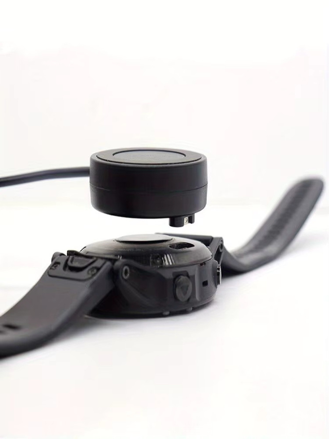 USB-Ladestation für Garmin Vivoactive 3/4/4S, Fenix 5S/5X/6S/6X und Venu 2/2S in Schwarz mit USB-C Anschluss - Bild 3