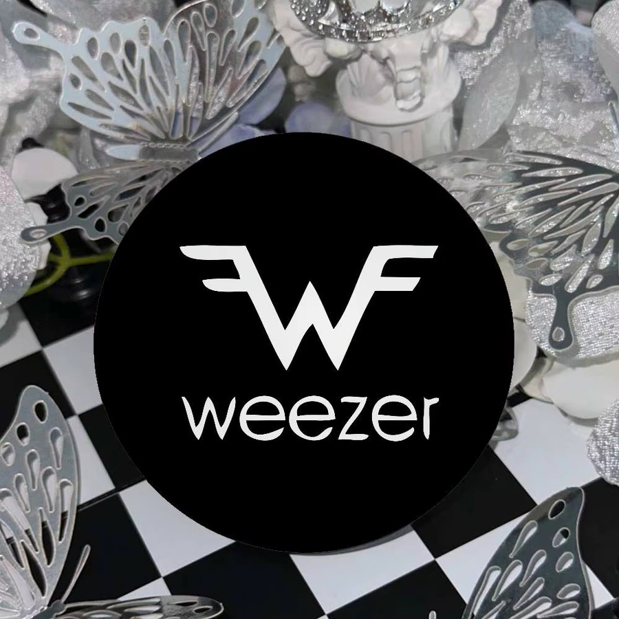 W-Weezer Pin Brosche, Weißblech, Metall - Bild 6