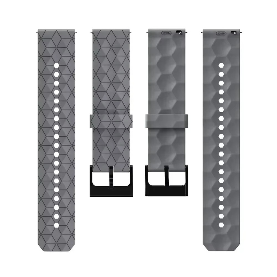 Zeblaze Uhrenarmband Silikon, 22 mm, Schwarz - Bild 2