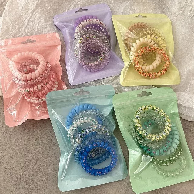 HIYAYZ Haar-Accessoires, 6er-Set, Damen, Candy-farben - Bild 1