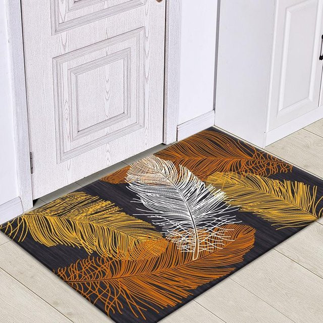 Lodestar Badezimmer Matte mit floralem Design, rutschfest und saugfähig, Multicolour, B/T: 50 x 30 cm - Bild 1