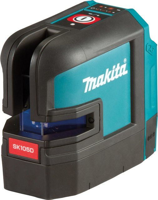 Makita Akku-Kreuzlinienlaser SK105DZ Rot Solo mit 25m Reichweite - Bild 1
