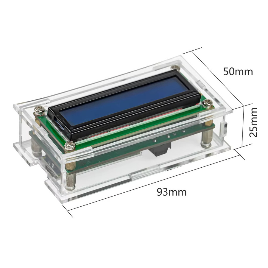 UICPAL DIY Kit LCD Elektronische Uhr mit Temperaturanzeige, Musikalarm und einstellbarer Hintergrundbeleuchtung für Arduino, Typ-C USB Anschluss - Bild 2