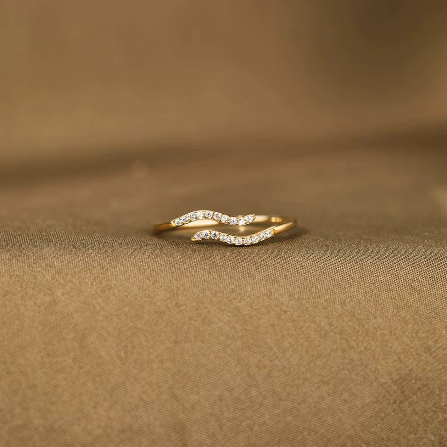 Trumium Ring, 925 Silber, Gold, Damen - Bild 2