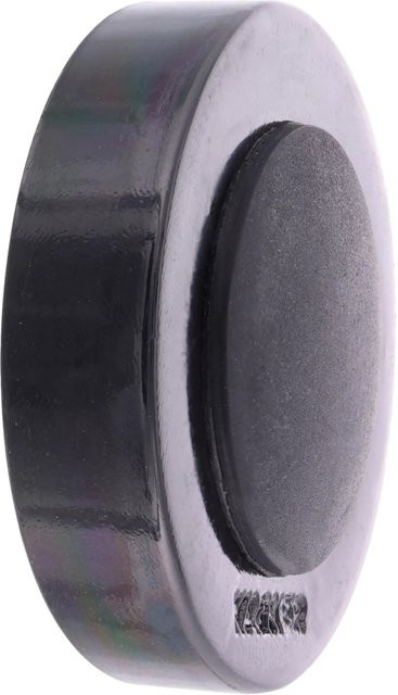 Wagner Türstopper zum Schrauben oder Kleben in Schwarz Durchmesser: 40 mm, Höhe: 10 mm - Bild 1