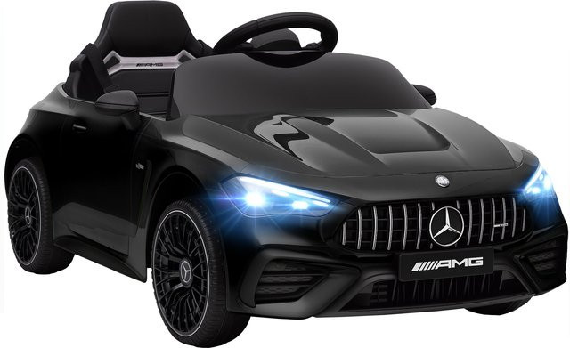 Aiyaplay Kinder Elektroauto 12V, Schwarz, mit Fernbedienung, ab 3 Jahre - Bild 1