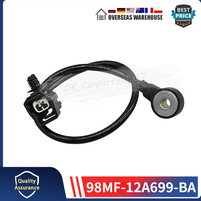 GANGLE Klopf-Detonationssensor 98MF-12A699-BA in Schwarz für Ford Escape Fiesta Fusion Transit Connect (2014–2016) - Bild 1