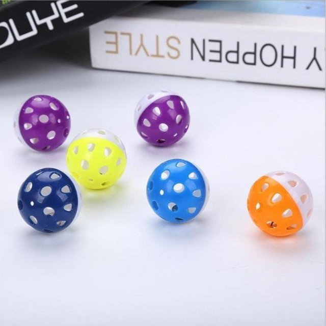 YJSTY Katzenspielzeug, 5-teiliges Set, Plastikball, grau - Bild 1
