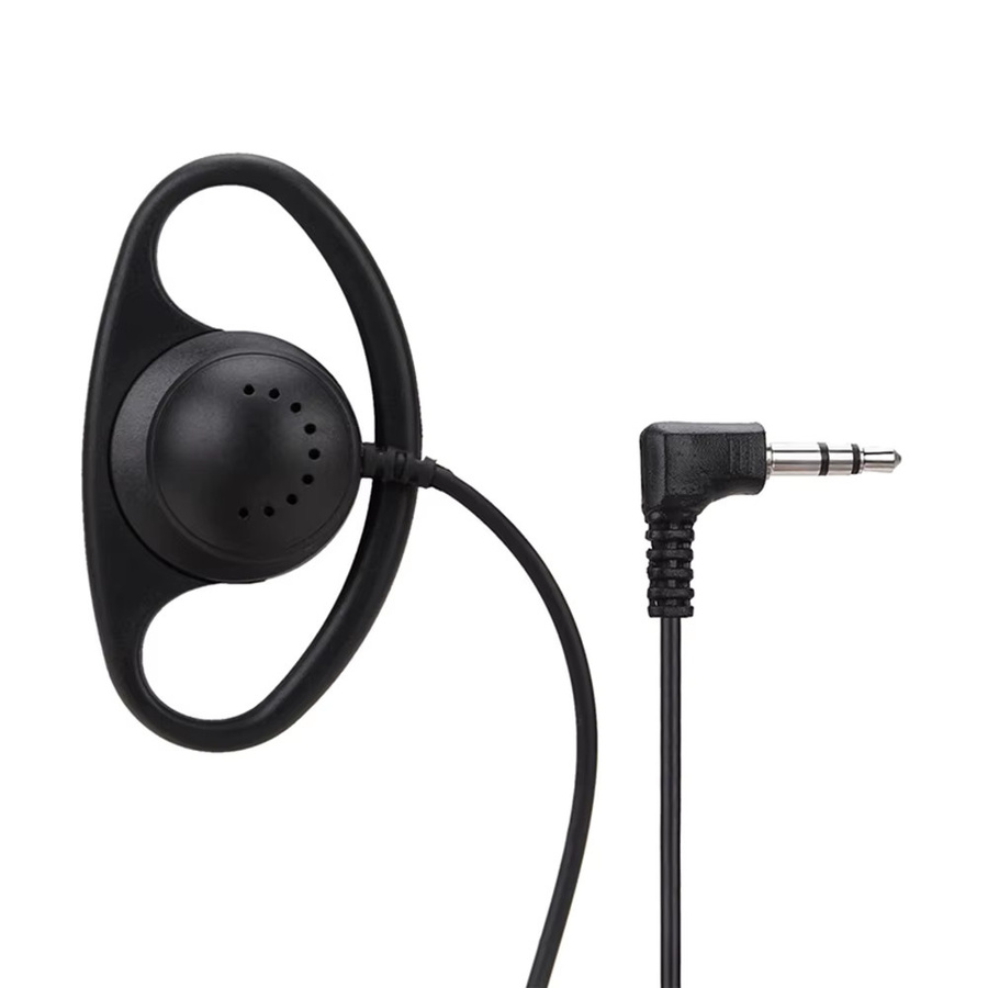 10er Set Occkic D-Form Ohrhaken für In-Ear Kopfhörer, Schwarz, kompatibel mit 3,5mm Klinkenanschluss - Bild 3