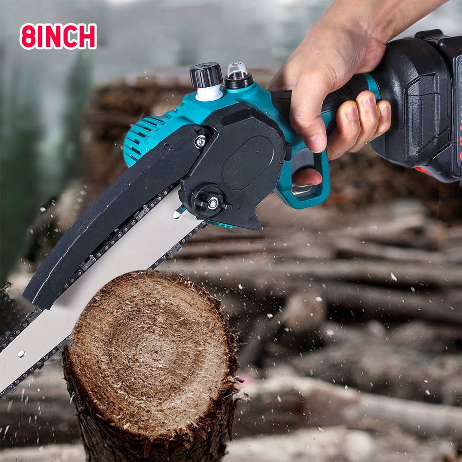 Makita Akku-Mini-Handkettensäge 3000 W mit 8 Zoll Sägeblatt für die Holzbearbeitung, kompatibel mit 21 V Akkus - Bild 5