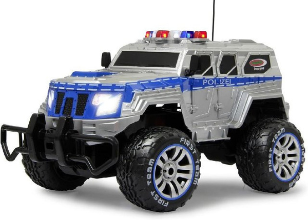 Jamara Polizei Panzerwagen Monstertruck 1:12 blau ab 6 Jahren