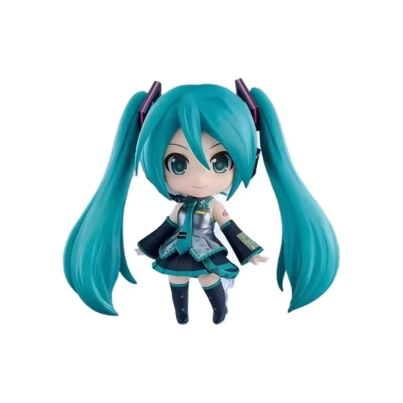 Bandai Hatsune Miku Q-Version Actionfigur, Anime, Austauschbares Gesicht, Bewegliche PVC-Figur - Bild 2
