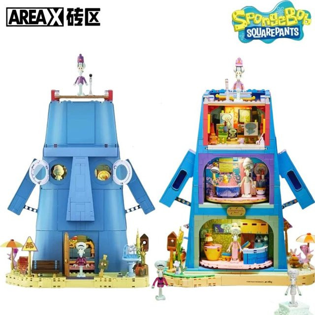SEMBO BLOCK Spongebob Krusty Krab Szenenmodell, Baustein, ab 14 Jahre - Bild 1