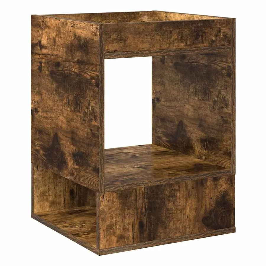 vidaXL Beistelltisch in Geräuchert Eiche, Modernes Design, B/T/H: 40 x 40 x 56 cm - Bild 2