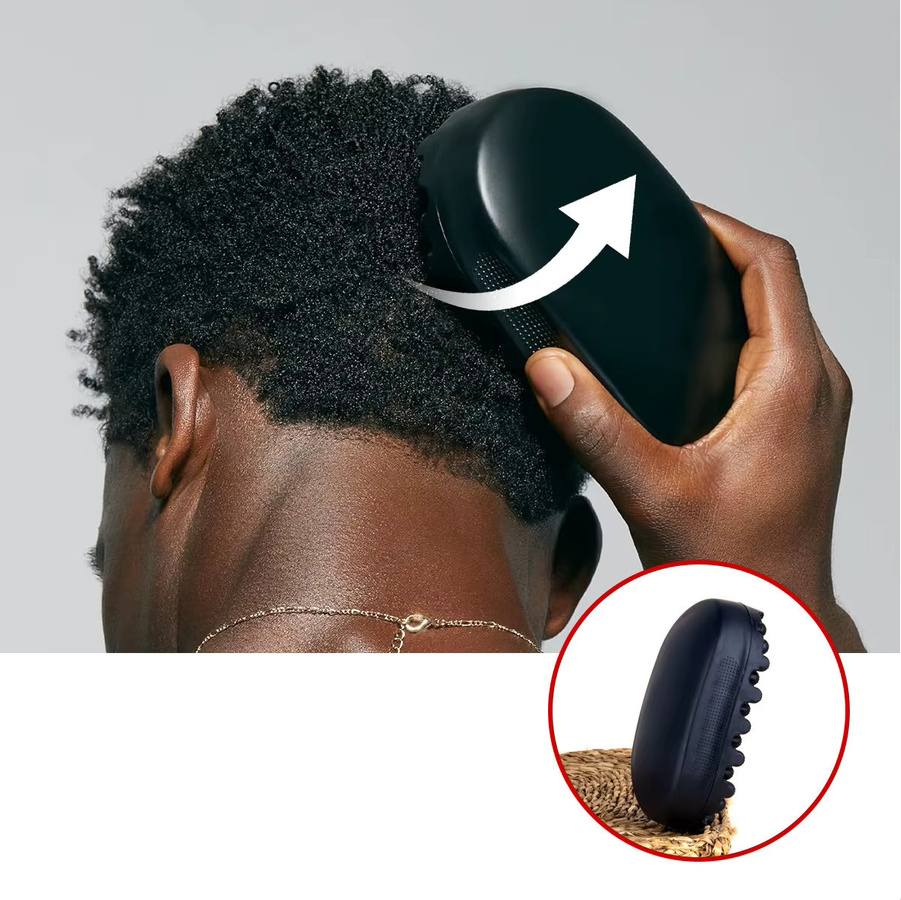 Silikon-Haarbürste für lockiges Haar, Schwarz, Unisex - Bild 4