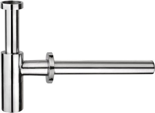 Cornat Röhrensiphon aus Messing in Silber, 1 1/4 Zoll - Bild 1