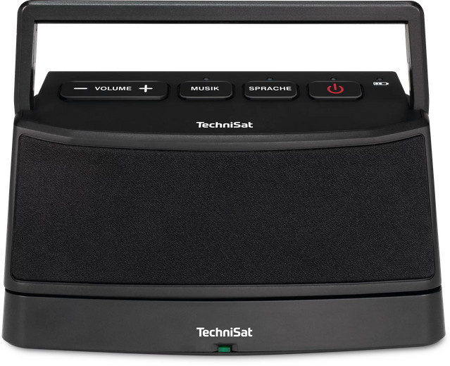TechniSat ISIBOX 1 Digitaler Stereo-Funklautsprecher für Fernseher und Musikanlagen, Schwarz - Bild 1