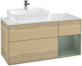 V&B Waschtischunterschrank Finion in Eiche Lackiert, Breite: 120 cm, Tiefe: 50,1 cm, Höhe: 50,1 cm - Bild 1