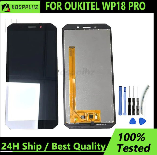 Oukitel WP18 LCD Touchscreen Ersatzdisplay in Schwarz mit 5.93 Zoll - Bild 1