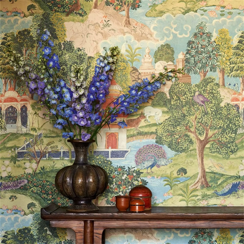 Beibehang Pfau Tapete Wandbild in Multicolour für Wohnzimmer und Restaurant - Bild 2