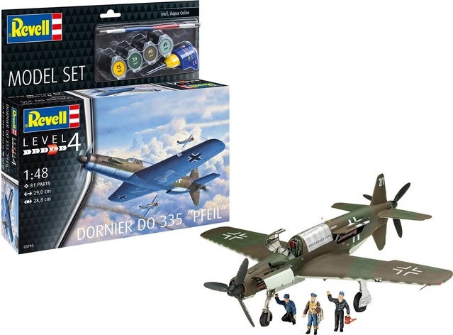 Revell Dornier Do 335 Pfeil Model Set, 1:48, ab 12 Jahre - Bild 1