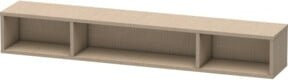 Duravit Regalelement L-Cube in Beige mit 3 Fächern, horizontal, Breite: 80 cm, Höhe: 12 cm, Tiefe: 14 cm - Bild 1
