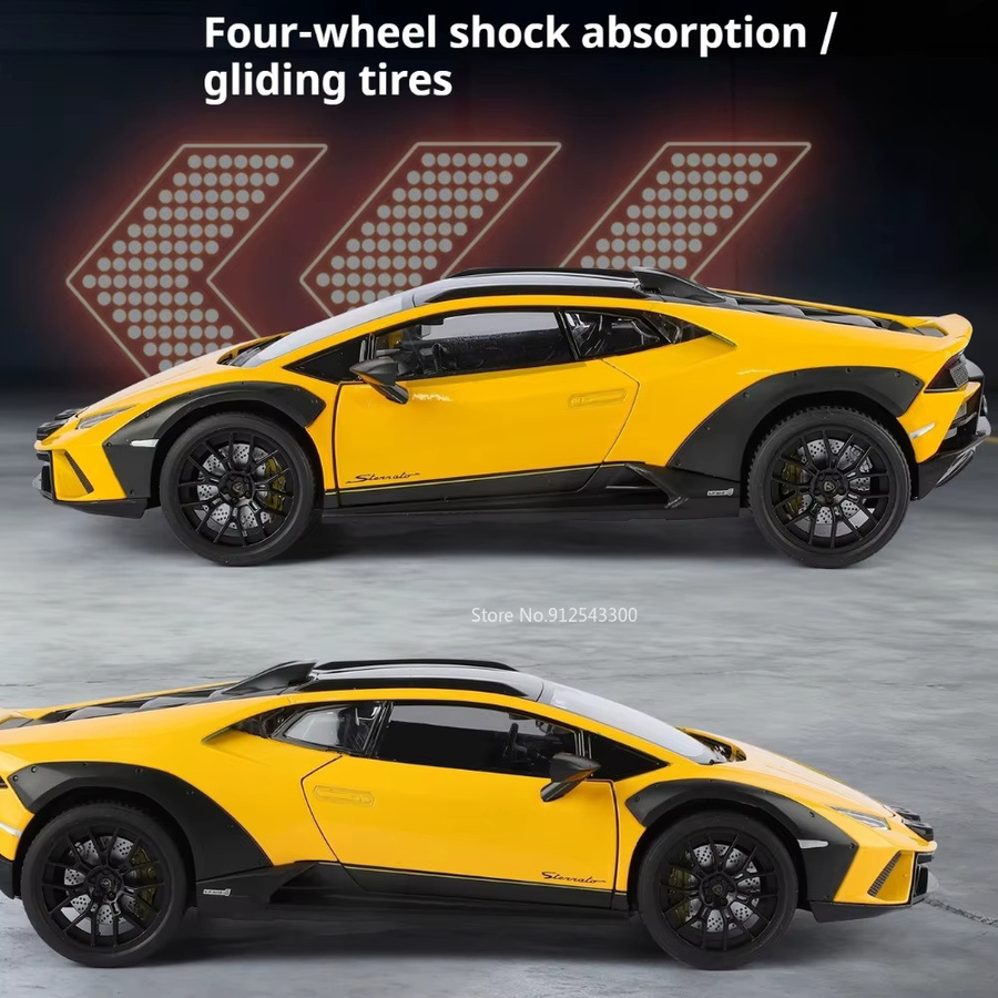 RMZ city Huracan Sterrato SVJ63 Automodell, Maßstab 1:18, mit Licht und Sound - Bild 4