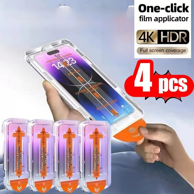 2/4 Stück Staubfreier HD Klarer Displayschutz für Samsung Galaxy S25 Ultra S26 Ultra S24 Ultra S23 Ultra S22 S23 S25 S26 Gehärtetes Glas Schutzfolie Transparent - Bild 1