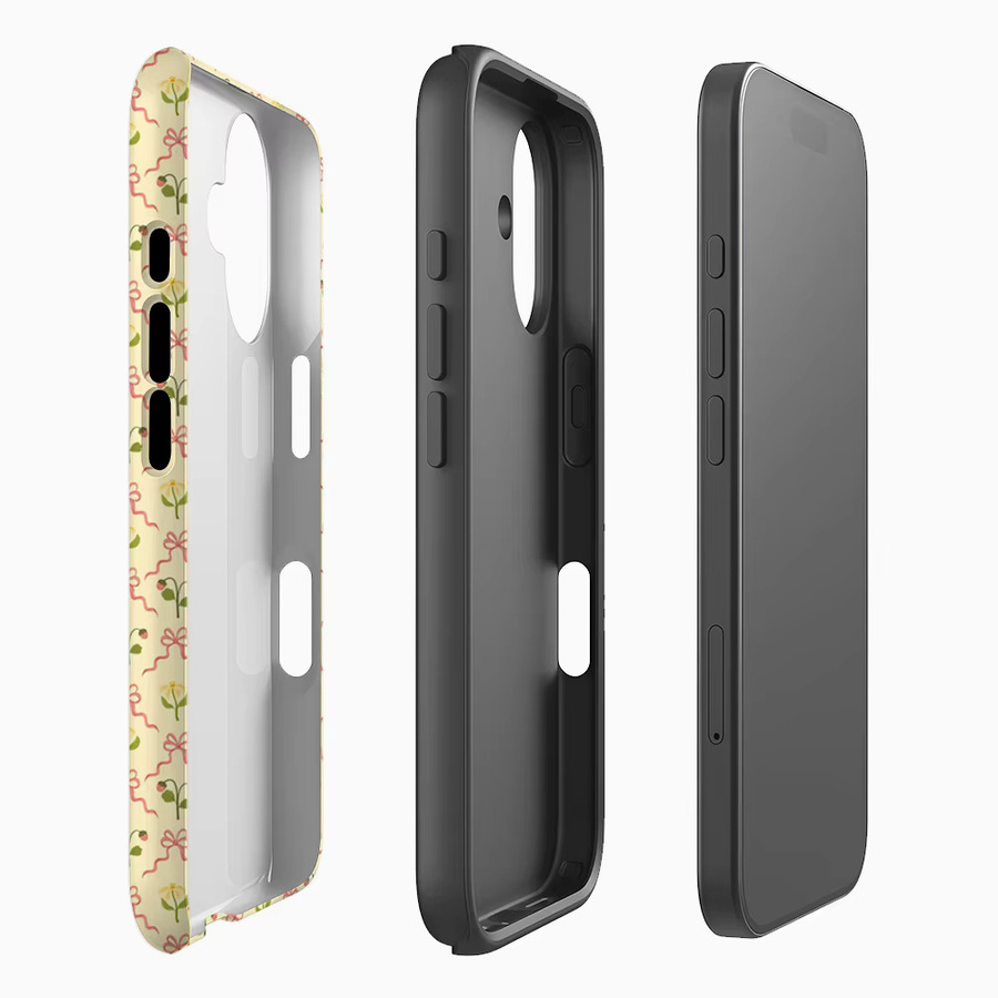 Potdemiel Robuste Handyhülle mit Blumenmuster für iPhone 17 16 15 14 13 Pro Max Plus, Mehrfarbig - Bild 2