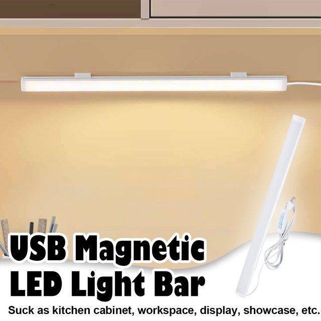Dimmbare LED Leselampe von aoyuansea in Weiß mit Magnetbefestigung und USB-Anschluss - Bild 1
