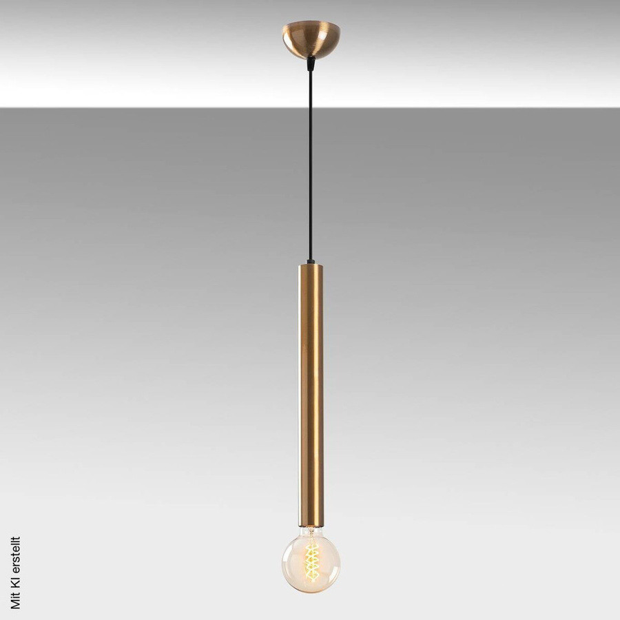 Opviq Pendelleuchte Tempo-2072 in Gold/Messing mit transparentem Glas, Höhe: 139 cm, E27, 1 Leuchtmittel - Bild 4
