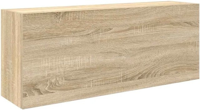 vidaXL Bad-Wandschrank Sonoma-Eiche in Braun und Beige, B/T/H: 100 x 25 x 40 cm - Bild 1