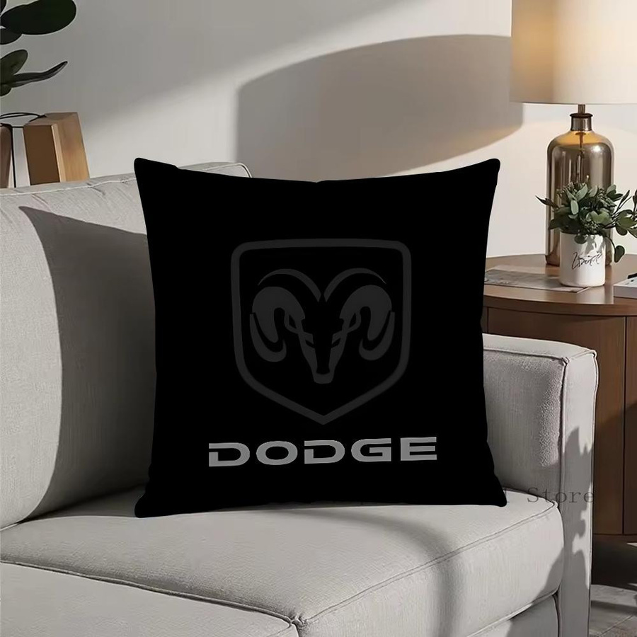 D-DODGE Kissenbezug quadratisch in Schwarz aus Polyester, B/B/B: 61 x 61 x 1 cm - Bild 2