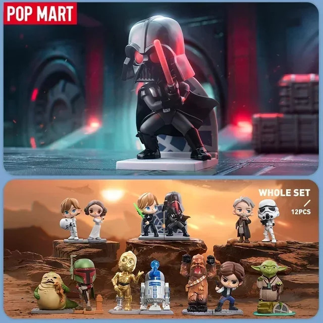 POP MART Star Wars Serie Mystery Box mit Sammlerfiguren als Anime-Ornamente - Bild 1