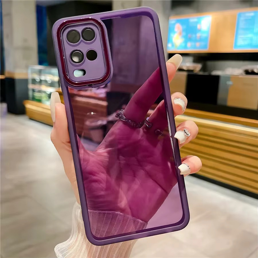 Transparente Silikon Handyhülle mit Linsenschutz für Samsung A55 - Bild 2