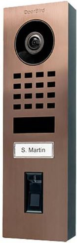 DoorBird Video-Türsprechanlage mit Fingerprint-Zugangssystem in Braun, Aufputz-Montage, IP65 - Bild 1