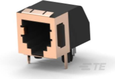 TE Connectivity Standard Modular Jack 5555140-1 in Schwarz - Bild 1